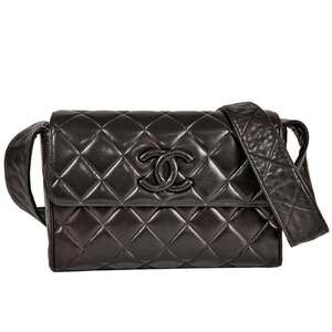 Chanel Vintage Covered Cc Flap Bag #246473C27B